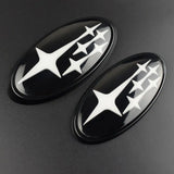 Acrylic Car Front Hood Emblem Badge Rear Sticker for Subaru Impreza BRZ WRX STI Legacy Outback XV