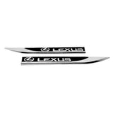 2pcs/set Lexus Metal Car Fender Side Sticker Emblem Badge Decal