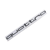 Audi Quattro Metal Car Trunk Badge Sticker Rear Emblem Decal