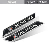 2pcs Buick Car Fender Side Stickers Trunk Anti-scratch Decal