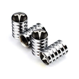 4pcs/set Tesla Car Wheel Tire Air Covers Dust Proof Tire Valve Caps