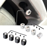 4pcs/set Suzuki Anti-Theft Car Air Valve Stem Cap Auto Tyre Valve Covers