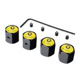4pcs/set Renault Anti-Theft Car Air Valve Stem Cap Auto Tyre Valve Covers