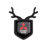 Mitsubishi ABS Deer Car Rear Sticker Shield Trunk Emblem Badge Decal