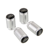 4pcs/set Land Rover Logo Matte Car Air Valve Stem Caps Auto Tyre Valve Covers