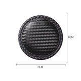 2pcs/set Volvo Carbon Fiber Car Water Coaster Non-slip Mat