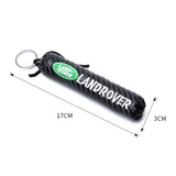 Land Rover Carbon Fiber Car Keyring Keychain