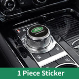 Land Rover Metal Car Gear Cover Sticker Decal Center Console Cap Emblem Badge