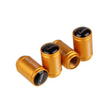 4pcs/set Cadillac Logo Matte Car Air Valve Stem Caps Auto Tyre Valve Covers