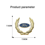 Ford Metal Car Rear Sticker Window Emblem Badge Decal
