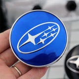 4pcs/set 60mm Subaru STI Car Wheel Center Hub Caps Hub Covers