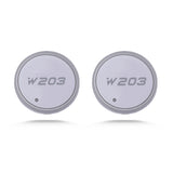 2pcs Mercedes Benz W124 W140 W168 W176 W203 W204 W205 W212 W213 W214 W215 Logo Car Water Coasters 7-color LED Light Cup Mat Holder