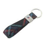 BMW M Power Oxford Webbing Metal Car Keychain Pendant