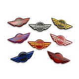 Carbon Fiber Car Steering Wheel Sticker Badge for MINI COOPER John Cooper Works R50 R52 R53 R55 R56 F54 F55 F56 F60 Decoration