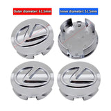 4pcs/set 61.5/63mm Car Wheel Hub Center Caps Emblem Cover for Lexus