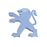7.7x8.1cm Peugeot Lion Logo ABS Car Front Sticker Decal Trunk Emblem Badge