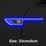 Audi Reflective Car Fender Emblem Sticker Badge Side Decals