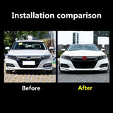 Car Front Grille Rear Trunk Emblem Badge Steering Wheel Sticker for Honda