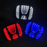 Honda Car Styling 3D LED Front Rear Light Emblem Badge Sticker Accessories