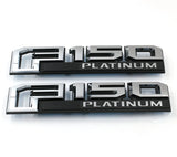 2PCS Ford F150 ABS Car Body Side Sticker Emblem Badge Decal