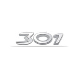 Peugeot 206 207 208 301 307 308 Metal Car Rear Sticker Trunk Letter Emblem Badge Decal