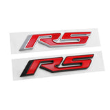 Chevrolet RS Logo ABS Car Rear Sticker Decal Auto Body Emblem Badge