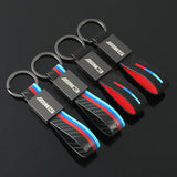BMW M3 M5 Car Logo Suede Metal Key Chain Keyring