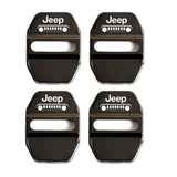4pcs/set Jeep Cherokee Stainless Steel Car Door Lock Cover Protection