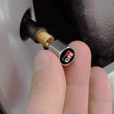 4pcs/set Toyota GR Car Air Valve Stem Cap Auto Tyre Valve Covers with Keychain