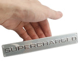 Land Rover Autoliography Supercharged Metal Car Rear Sticker Decal Emblem Badge
