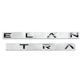 Hyundai ELANTRA Letter Metal Car Rear Sticker Decal Trunk Emblem Badge