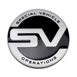 Land Rover SV Logo Metal Car Rear Sticker Emblem Badge Decal
