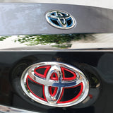 Epoxy Car Front Emblem Decals Rear Trunk Sticker for Toyota