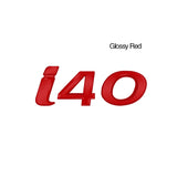 Hyundai I10 I20 I30 I40 Metal Car Rear Sticker Decal Auto Trunk Letter Emblem Badge