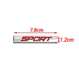 Modified Sport Logo for Audi A4L Q5L A5 A3 A6 C5 Q5 Q7 R8 RS5 Metal Car Body Emblem Sticker