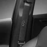 2pcs/set Infiniti Suede Car Safety Belt Pads Shoulder Covers