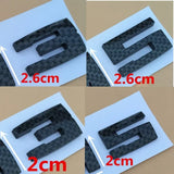 BMW M3 M5 M Power Real Carbon Car Rear Sticker Side Emblem Badge