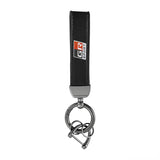 Toyota GR Sport Gazoo Racing Logo Leather Car Keychain Key Ring