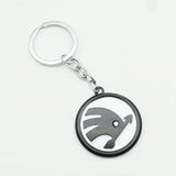 Skoda Logo Metal Car Key Rings Keychain Pendant