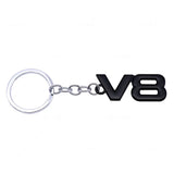 Honda V8 Logo Metal Car Key Rings Keychain Pendant