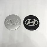 4pcs/set 60mm 65mm Hyundai Car Wheel Center Hub Caps Sticker Decal