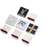 Volvo R Design Moose Test Logo Metal Car Front Hood Grille Emblem Badge Decal