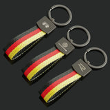Volkswagen VW R Nylon Webbing Car Keychain Pendant Key Chain Holder