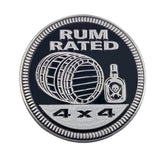 Jeep 4X4 Round Alloy Car Body Side Emblem Badge Rear Sticker Decal