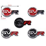 2x1.2cm Land Rover SVR Metal Car Center Control Sticker Steering Wheel  Emblem Badge