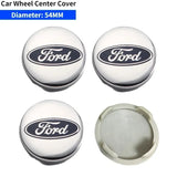 4pcs/set 54/55/59/66/68mm Ford RS Car Wheel Center Hub Caps Hub Covers