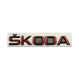 Skoda Metal Car Rear Sticker Trunk Emblem Badge Decal