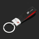 Audi Sline Suede Car Keychain Keyring