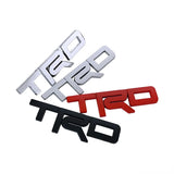 Car Trunk Badge Rear Sticker for TRD Logo Corolla Rav4 Prius Camry Land Cruiser Highlander Yaris CHR Auris Emblem Decal