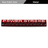 Ford Power Stroke Diesel V8 Metal Car Rear Sticker Auto Body Emblem Badge Decal
